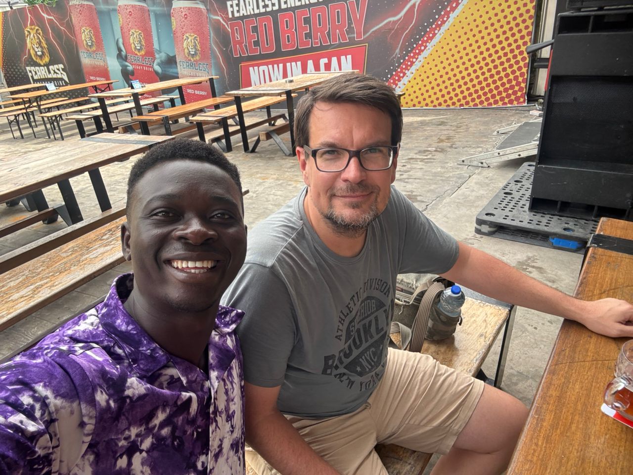 Benjamin and Martin during a June 2026 Lagos photography tour