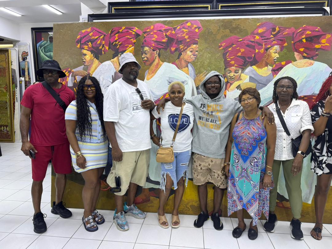 Visitors on Benjamin's June 2026 Lagos group tour