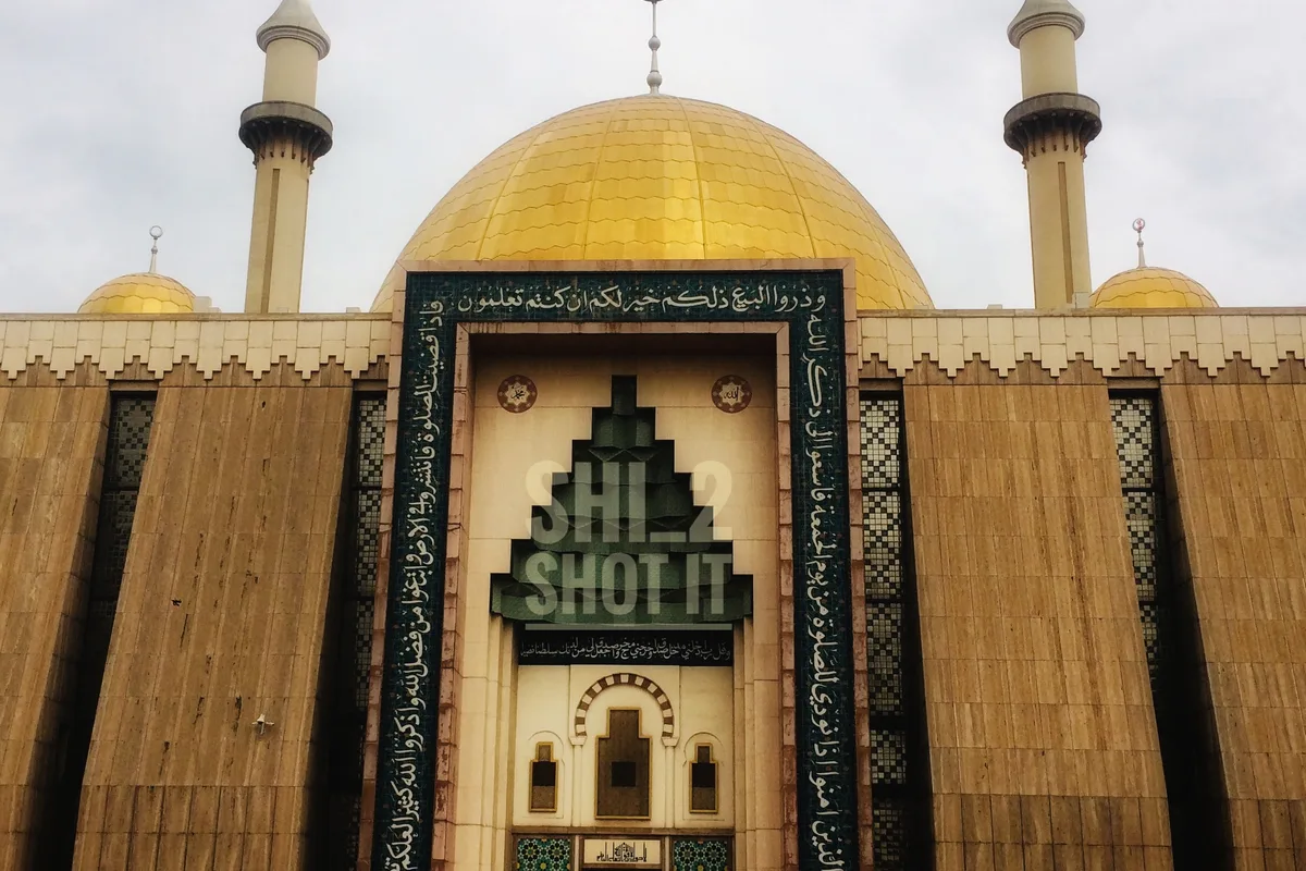 The National Mosque in Abuja, Nigeria